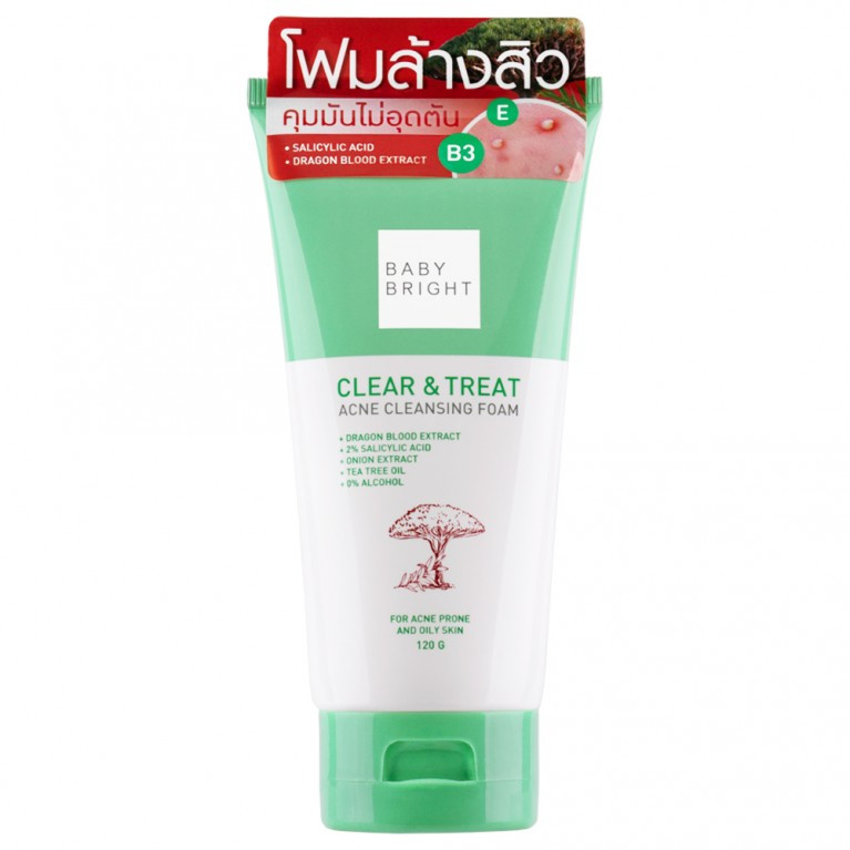 Baby Bright Clear & Treat Acne Cleansing Foam