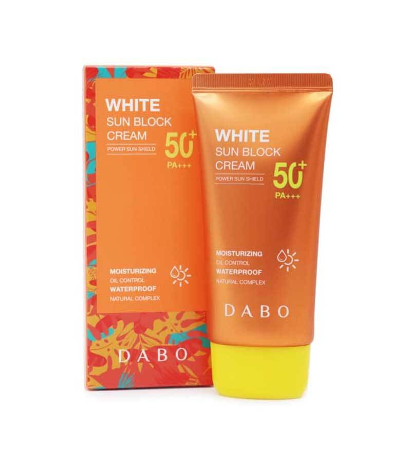 DABO White Sunblock Cream Power Sun Shield 50+ PA+++