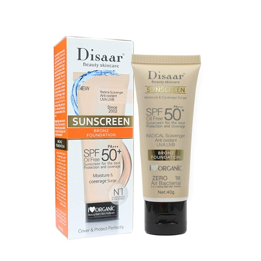 DISAAR Sunscreen Bronz Foundation SPF 50+