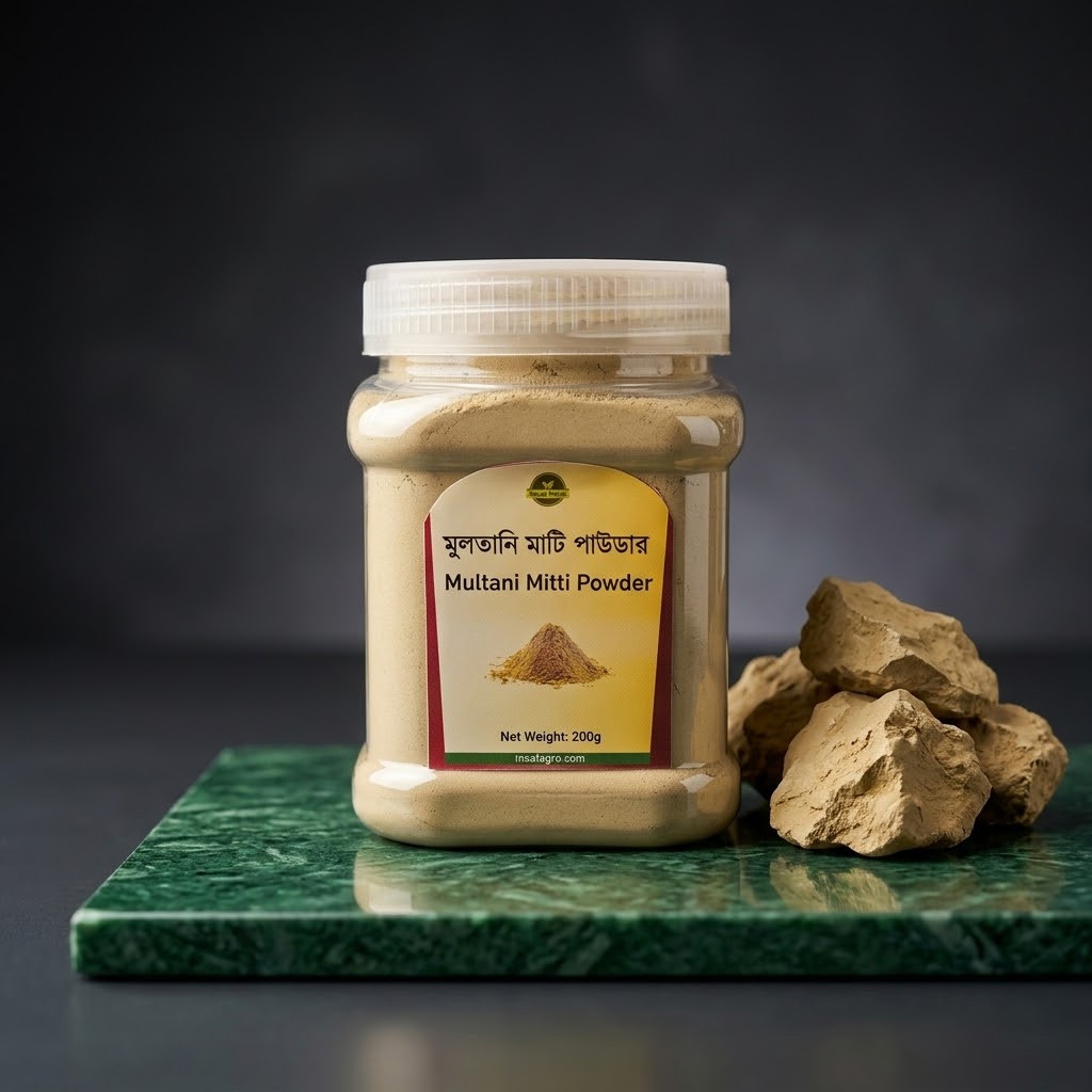Insaf Agro Multani Mitti Powder - মুলতানি মাটি - Multani Mati